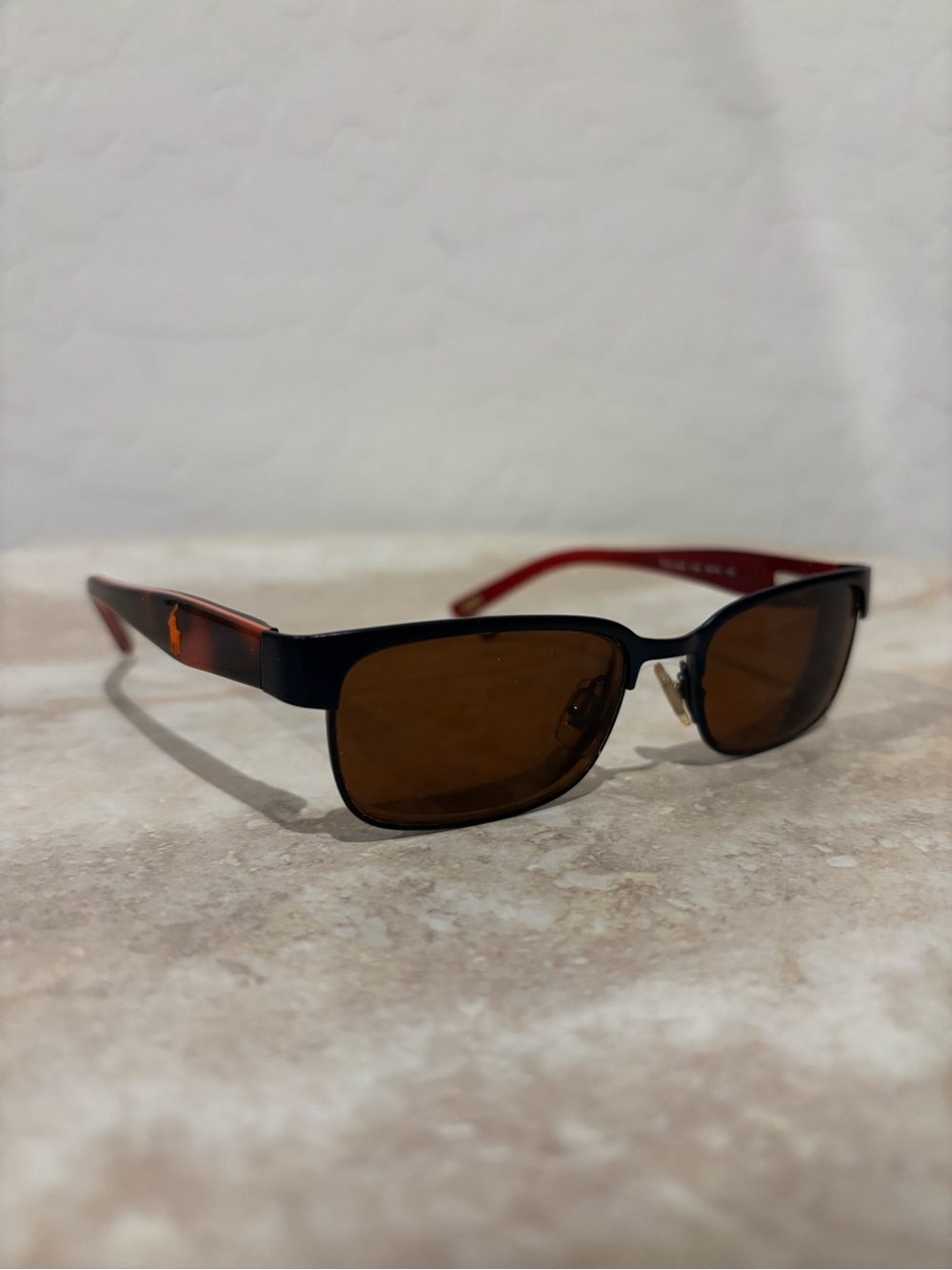 Polo Ralph Lauren Kids 8036 Rectangular Sunglasses with Brown Lenses